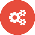 Reprogramming red circle icon